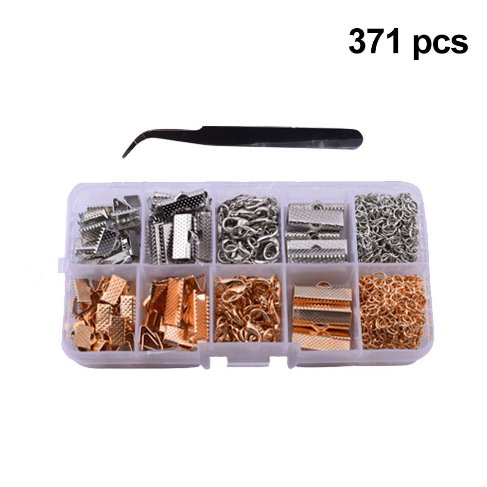 371Pcs Gold Necklace Buckle Je - Tools Jewelry Making review and price