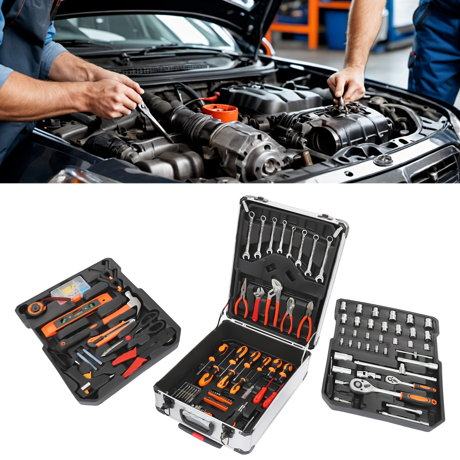 187PCS Carbon Steel Automotive - Hand Tools Maintenance Workshop review and price