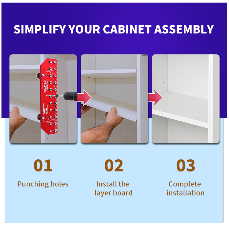 Shelf Pin Jig Set Aluminium Al - Dowel Jig Kit review and price