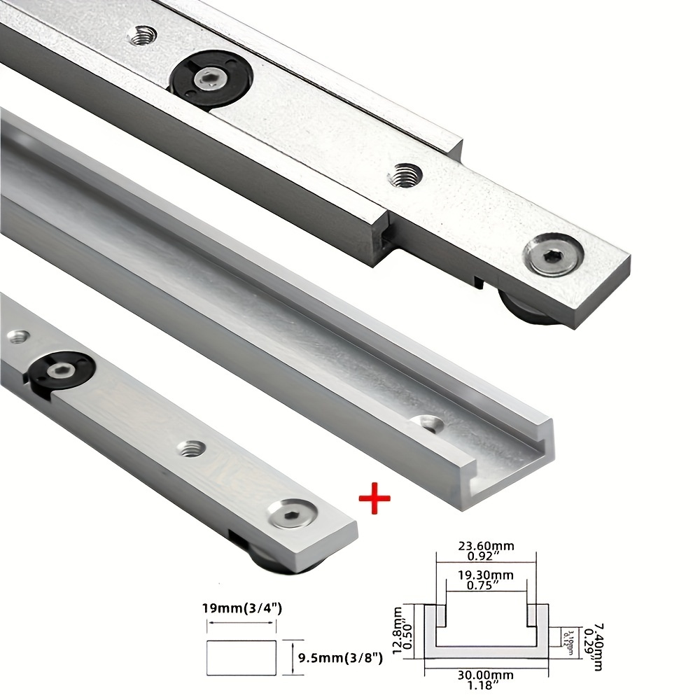 2Pcs T‑Track & Miter Track Jig - Dowel Jig Kit review and price