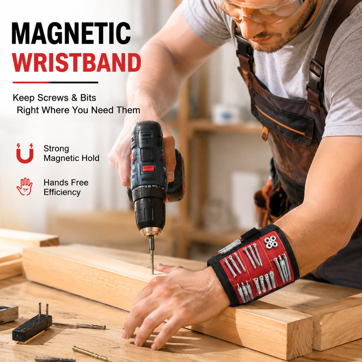 PINMOAP Magnetic Tool Wristban - Mini Workshop Tools review and price