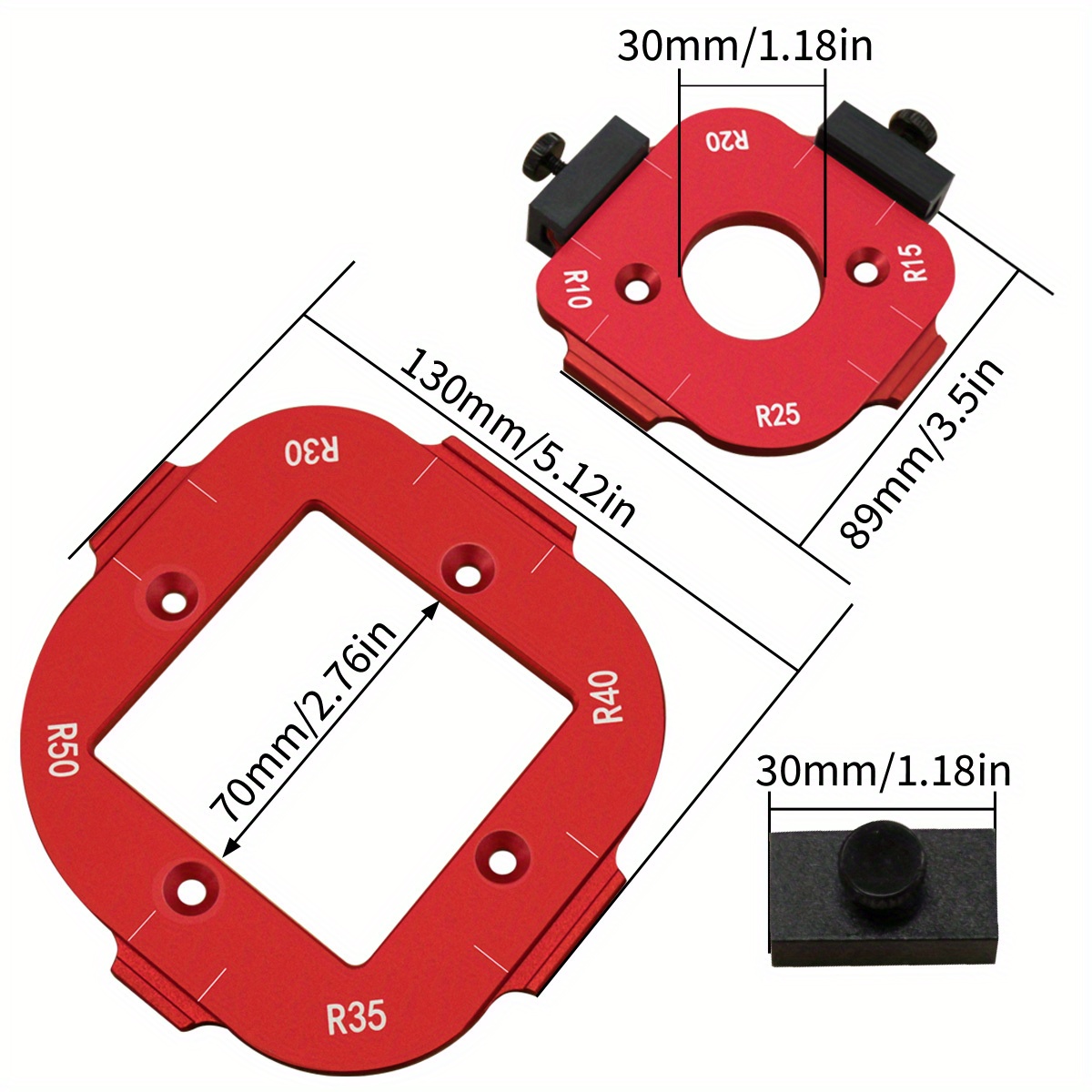 Aluminum round Corner Radius T - Dowel Jig Kit review and price