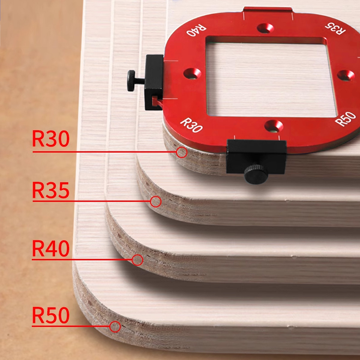 Aluminum round Corner Radius T - Dowel Jig Kit review and price