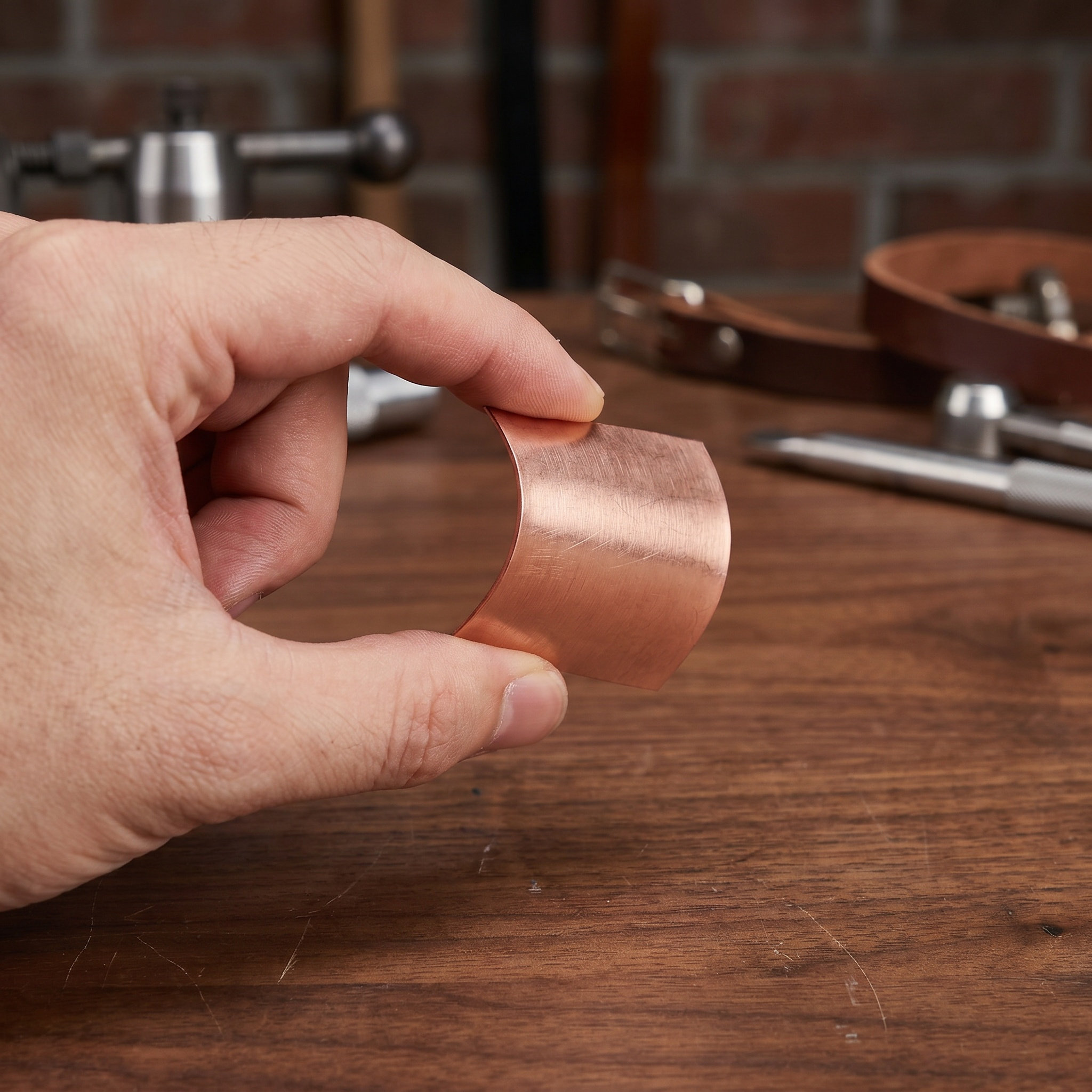 4Pcs Copper Craft Plates Pure  - Tools Jewelry Making review and price