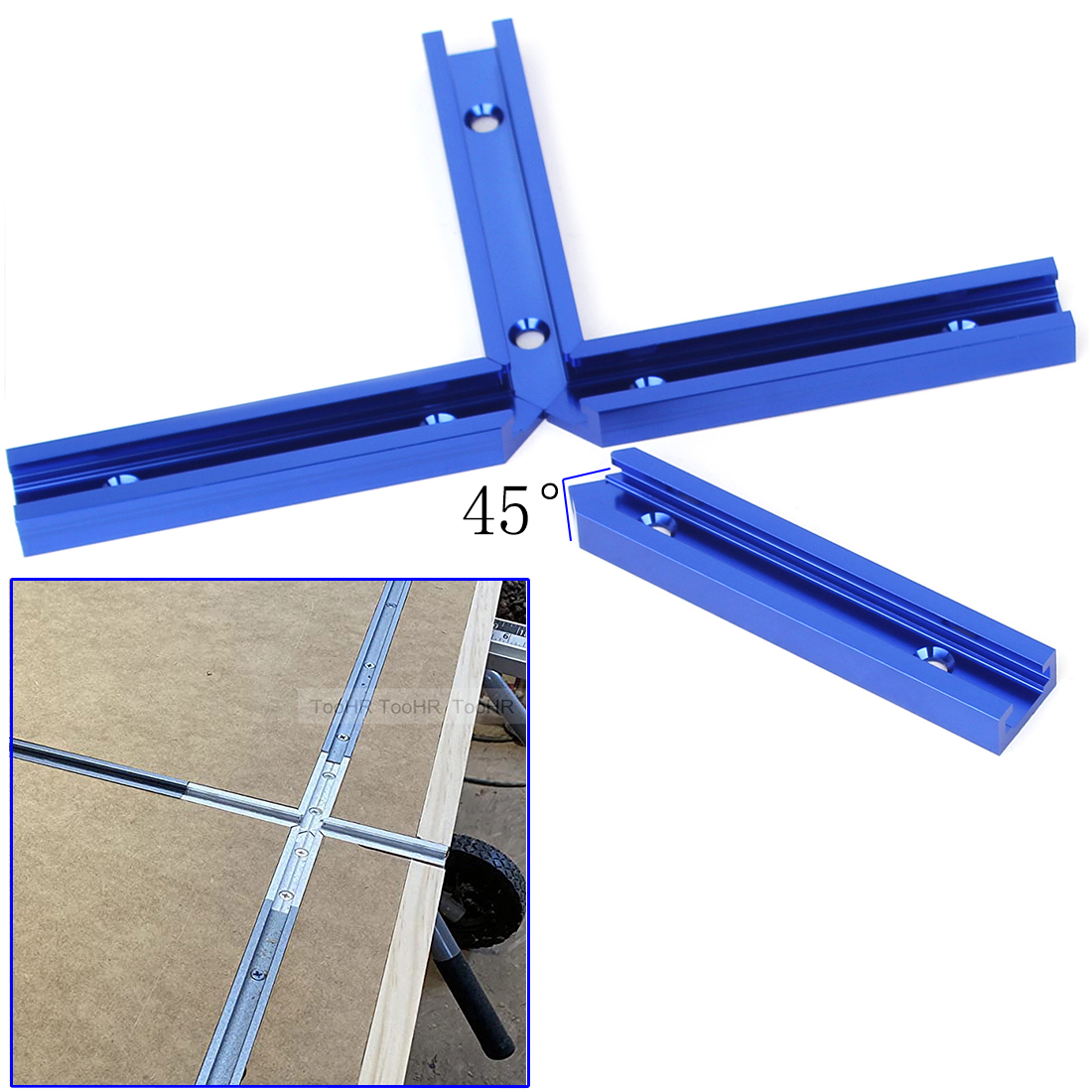 19mm T-Track Slot Miter Track  - Dowel Jig Kit review and price