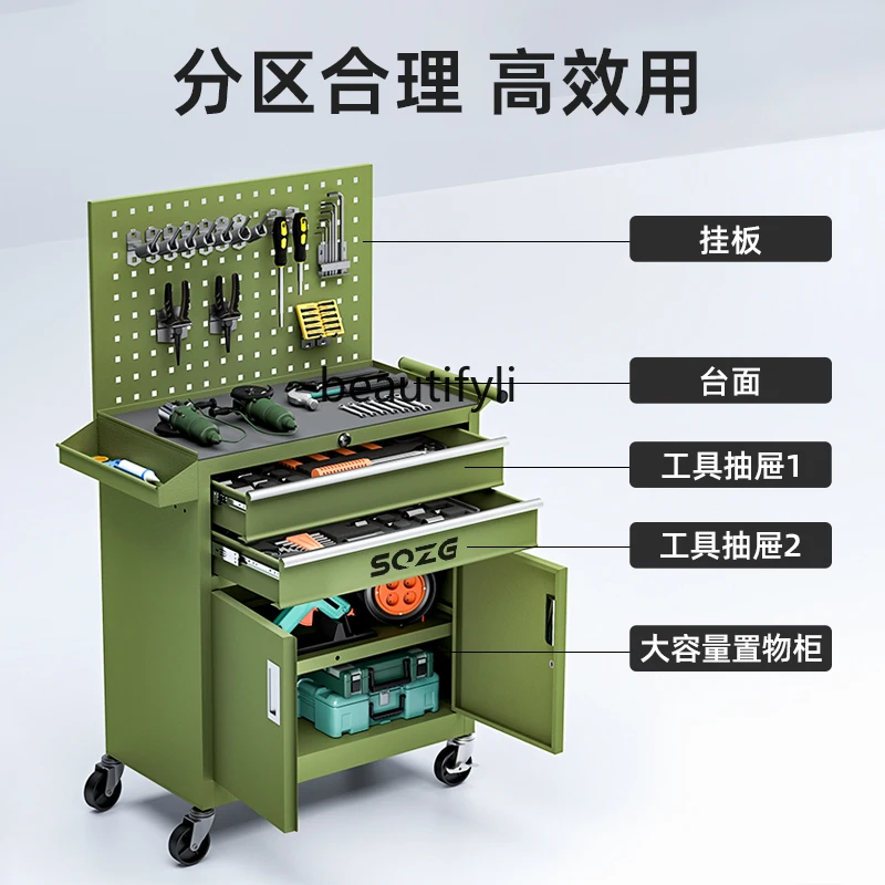 Movable Auto Repair Tool Cabin - Hand Tools Maintenance Workshop review and price